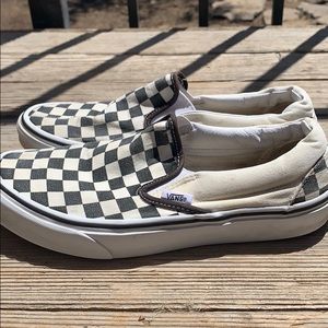 Vans checkerboard slip ons